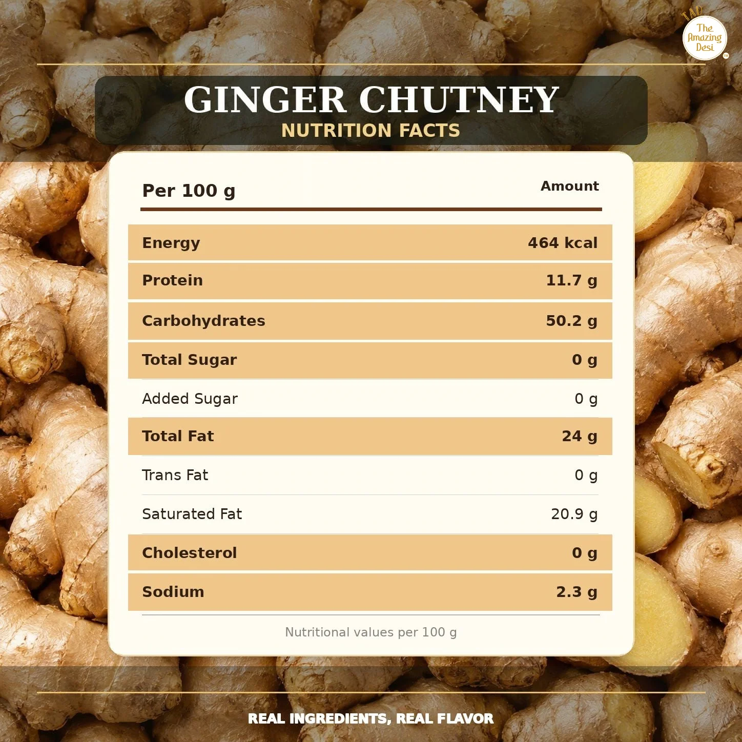 TAD Ginger Instant Chutney Mix – 30g | Ginger Fusion Dip | 3 In 1 Mix - Image 9